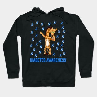 diabetes awareness - blue ribbon awareness - type 1 diabetes awareness Hoodie